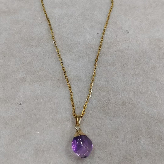 Elegant Amethyst Necklace