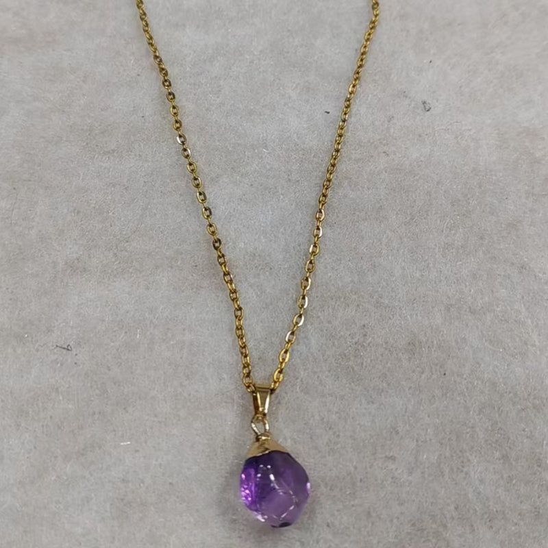 Elegant Amethyst Necklace