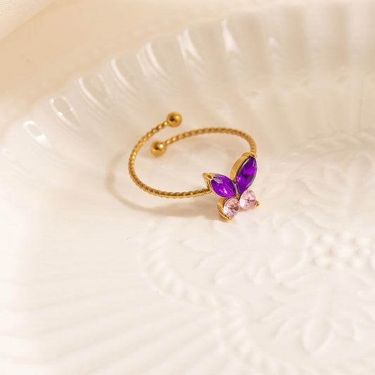 Elegant Amethyst Ring