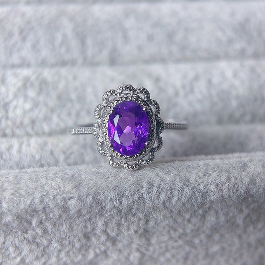 Elegant Amethyst Ring