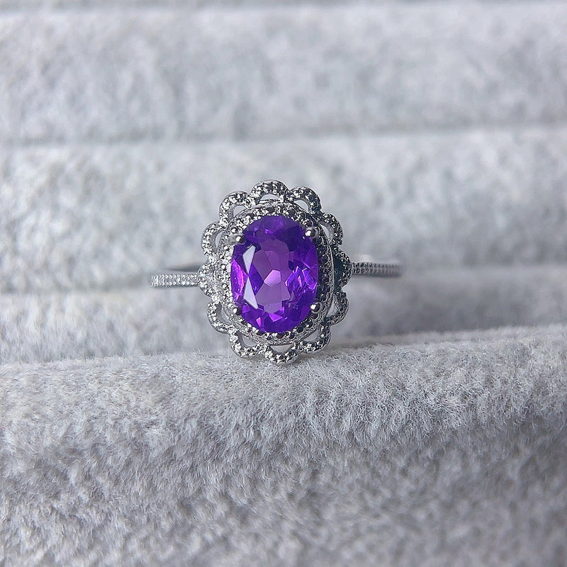 Elegant Amethyst Ring