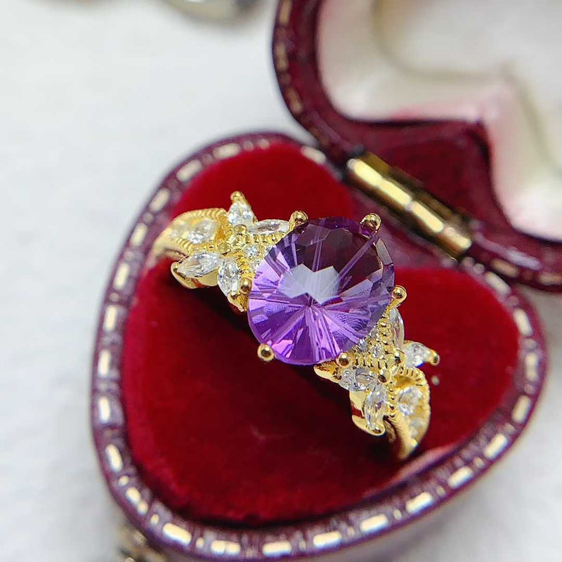 Elegant Amethyst Ring
