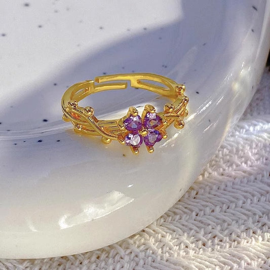 Elegant Amethyst Ring
