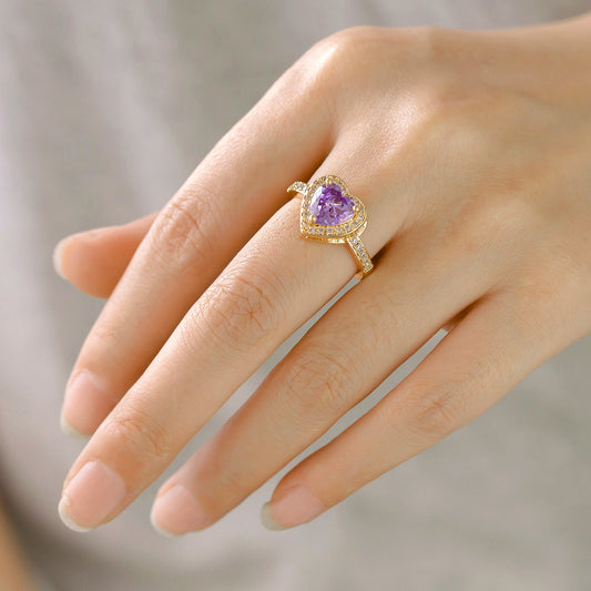 Elegant Amethyst Ring
