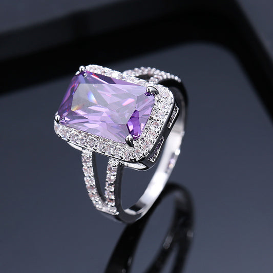 Elegant Amethyst Ring
