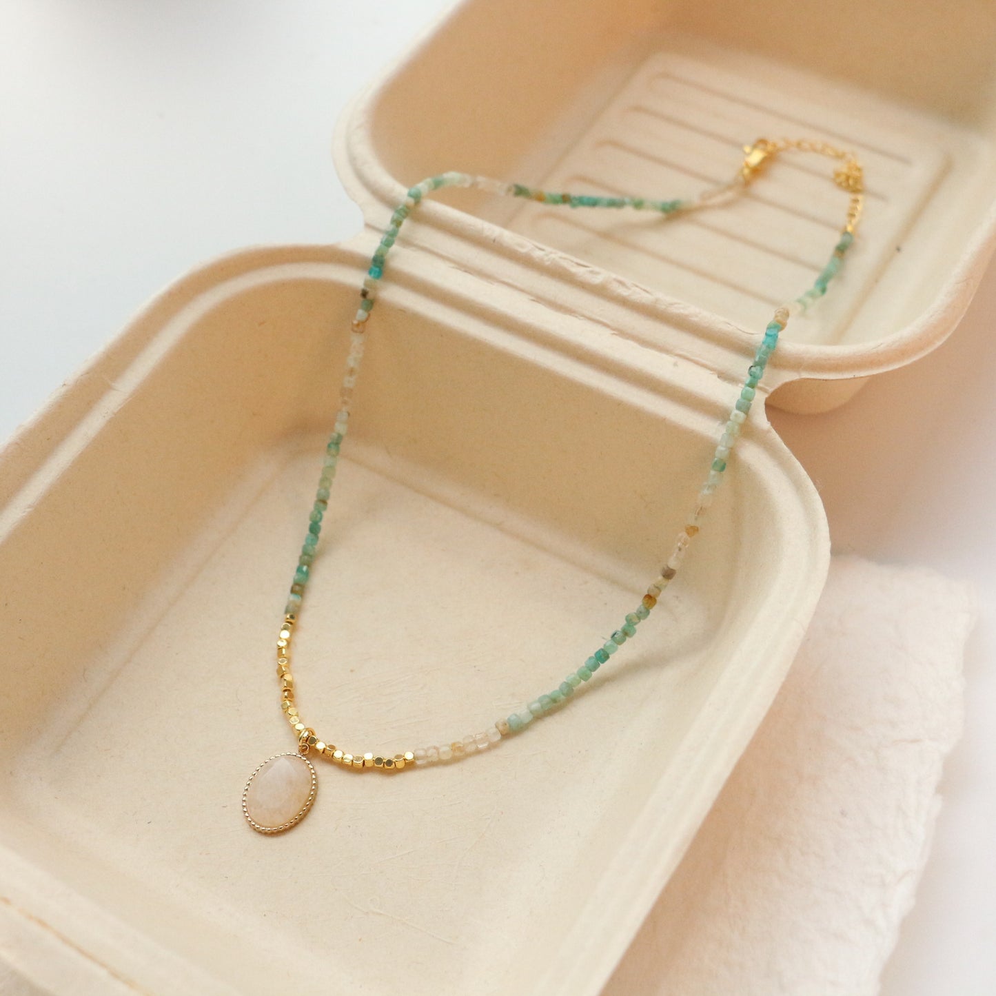 Elegant Aventurine Pendant Necklace