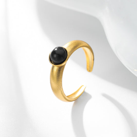 Elegant Black Onyx Ring