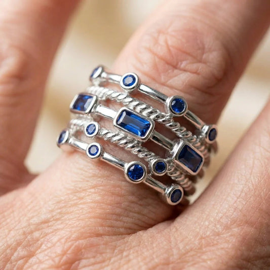 Elegant Blue Sapphire Ring