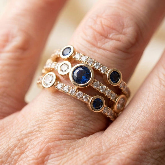 Elegant Blue Sapphire Ring