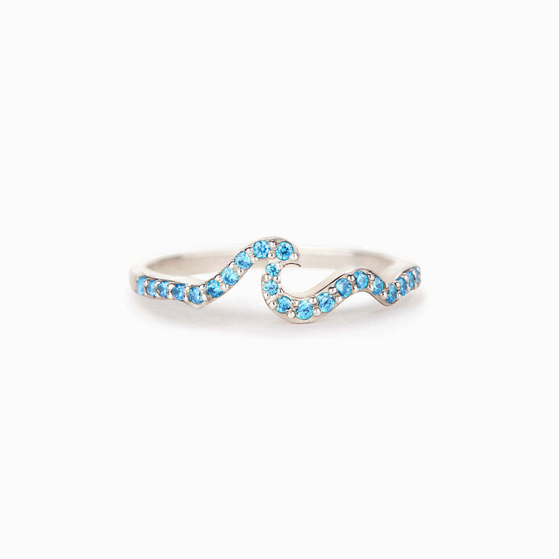 Elegant Blue Topaz Ring