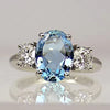 Elegant Blue Topaz Ring