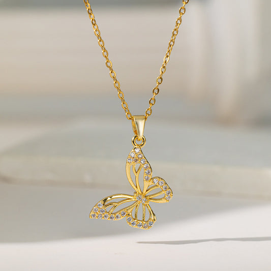 Elegant Butterfly Necklace