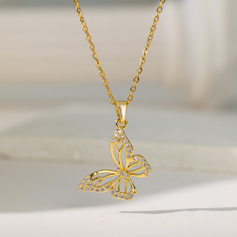 Elegant Butterfly Necklace