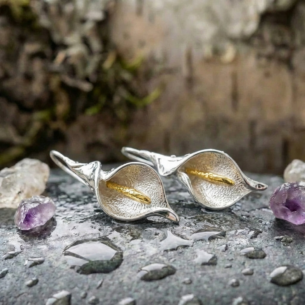 Elegant Calla Lily Earrings