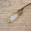 Elegant Citrine Crystal Necklace