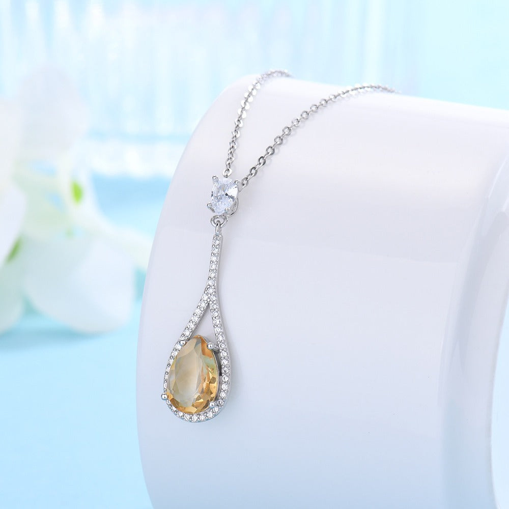 Elegant Citrine Necklace
