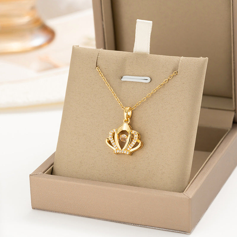 Elegant Crown Necklace