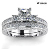 Elegant Crystal Engagement Ring