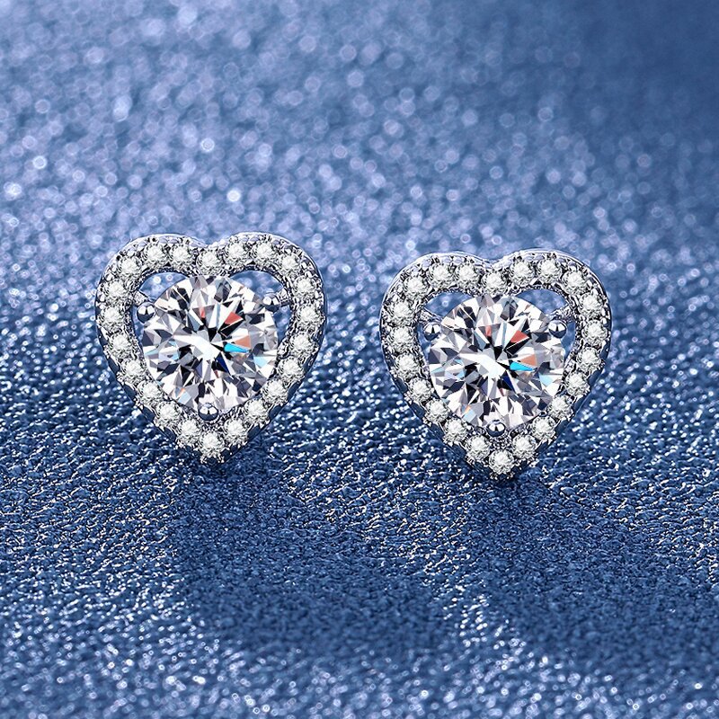 Elegant Crystal Heart Shaped