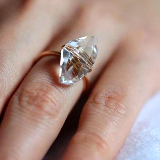 Elegant Crystal Ring