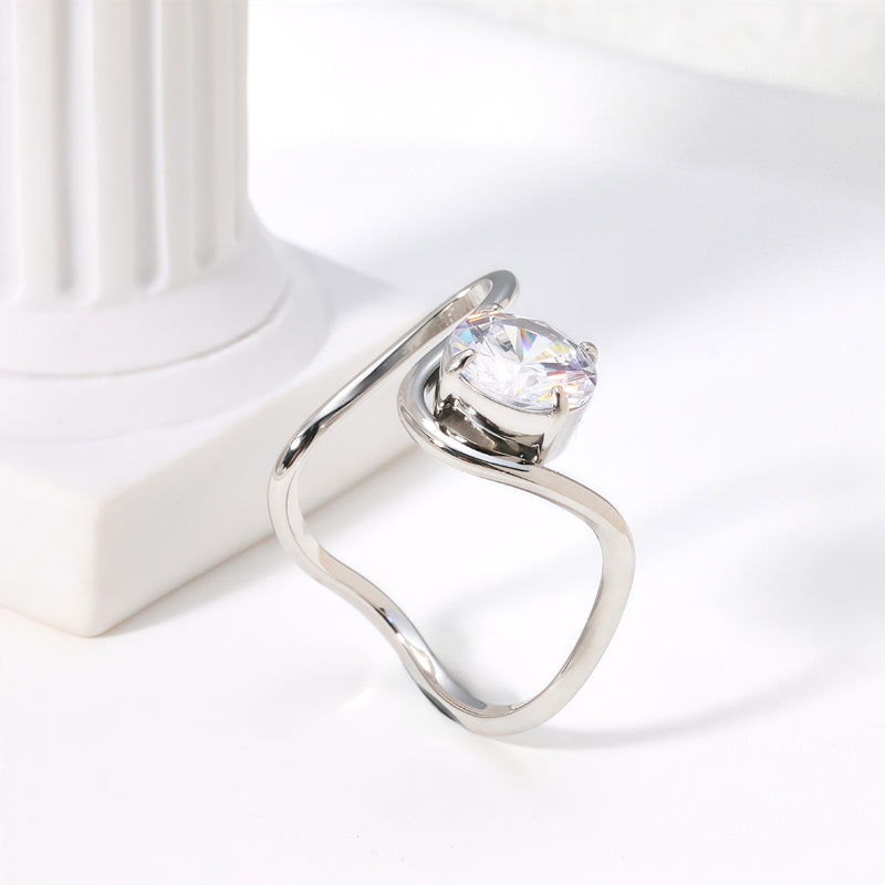 Elegant Crystal Ring