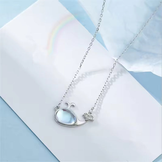 Elegant Crystal Whale