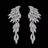 Elegant Crystal Wing Earrings