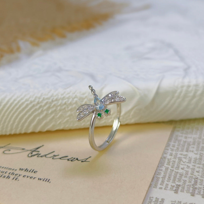 Elegant Dragonfly Ring