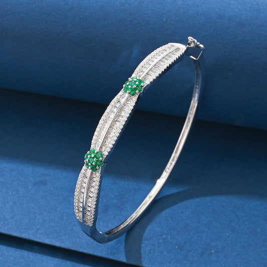 Elegant Emerald Bracelet
