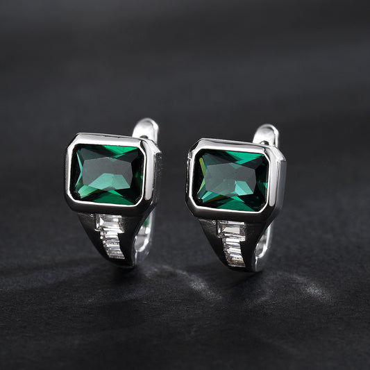 Elegant Emerald Earrings