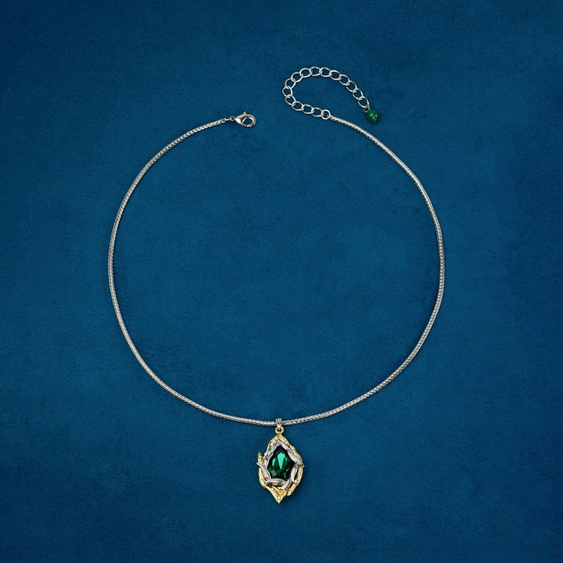 Elegant Emerald Necklace
