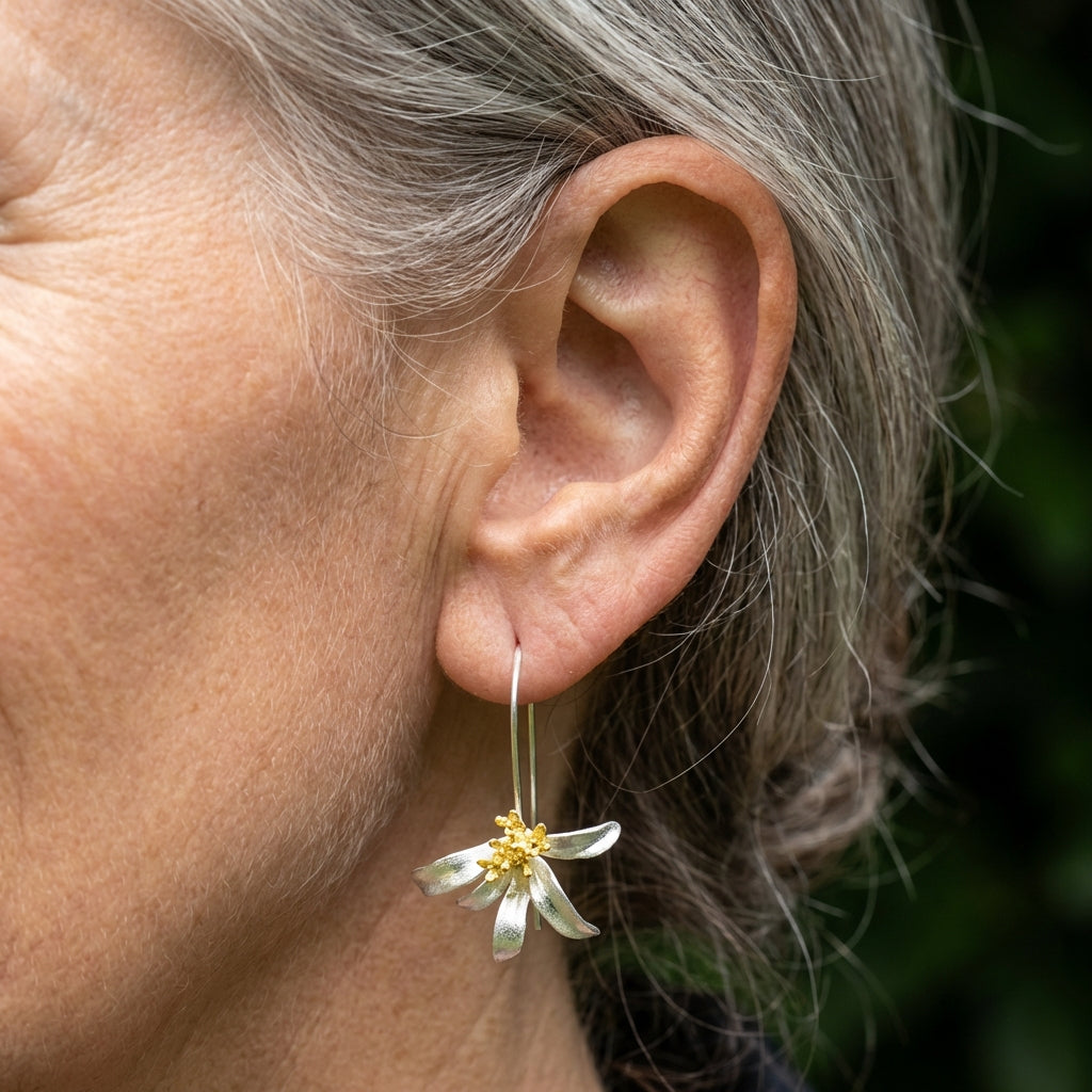 Elegant Flower Earrings