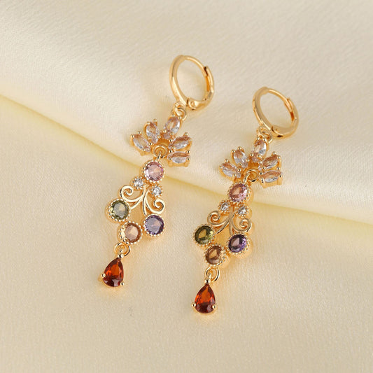 Elegant Gemstone Earrings