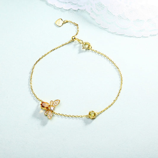 Elegant Gold Bee Bracelet