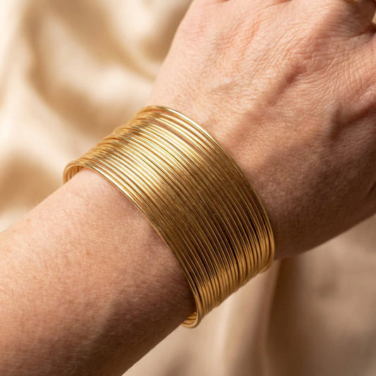 Elegant Gold Coil