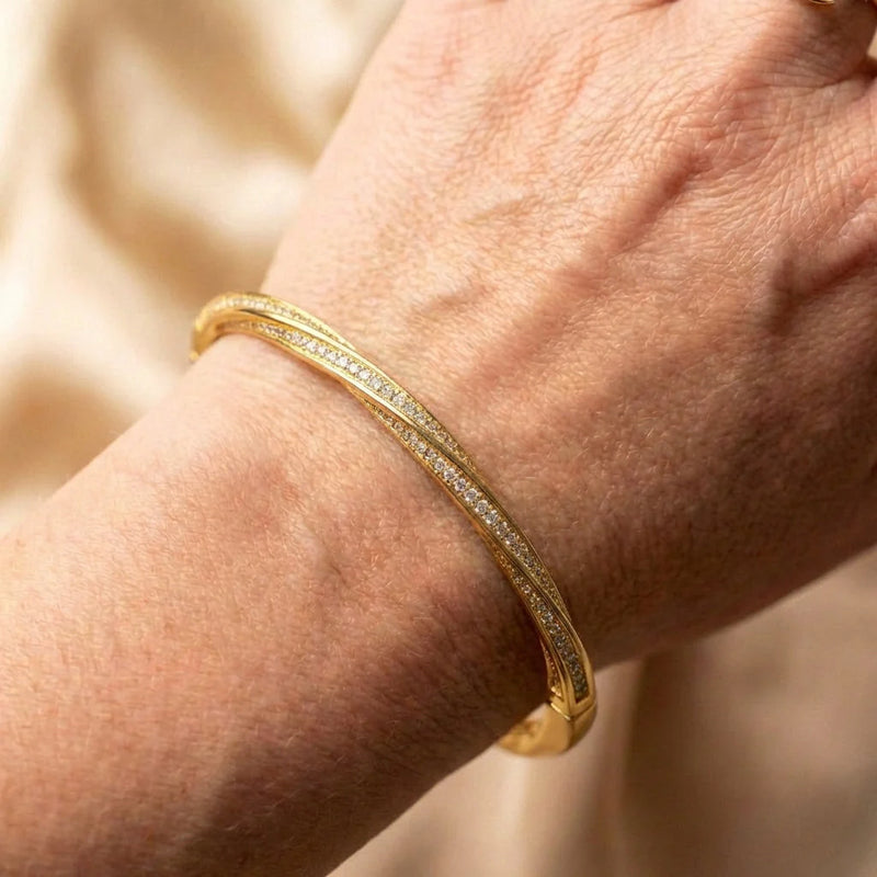 Elegant Gold Crystal