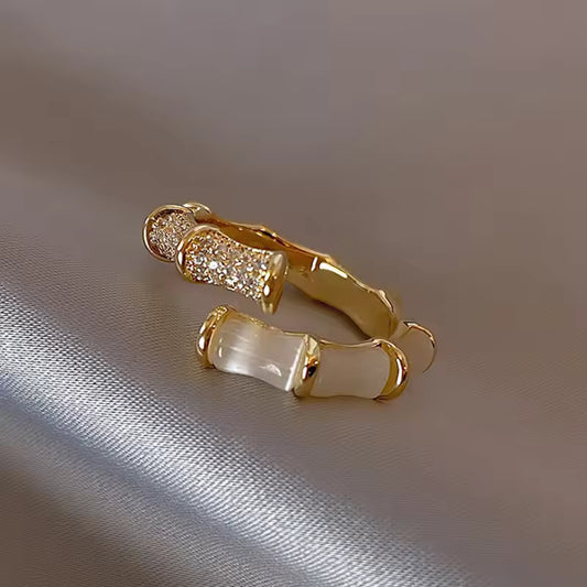 Elegant Gold Crystal Earrings