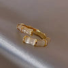 Elegant Gold Crystal Earrings