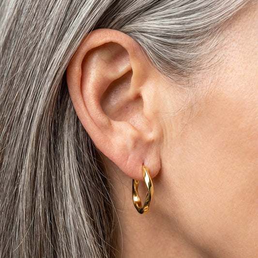 Elegant Gold Hoop Earrings