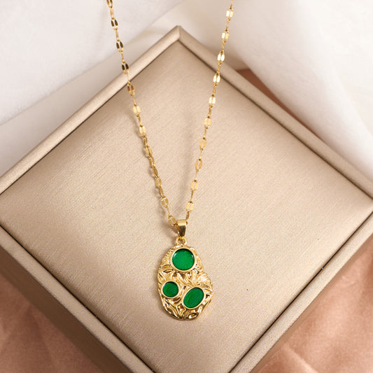 Elegant Green Jade Necklace