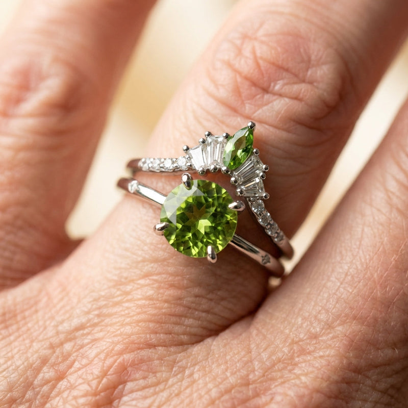 Elegant Green Stone Ring