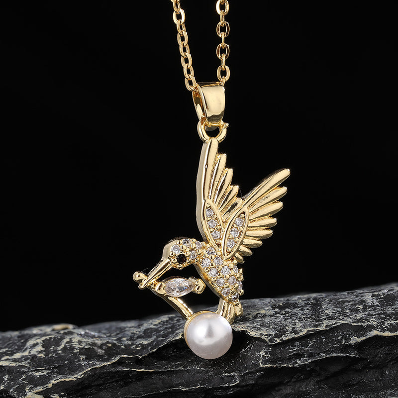 Elegant Hummingbird Necklace