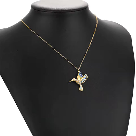 Elegant Hummingbird Necklace