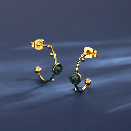 Elegant Jade Earrings