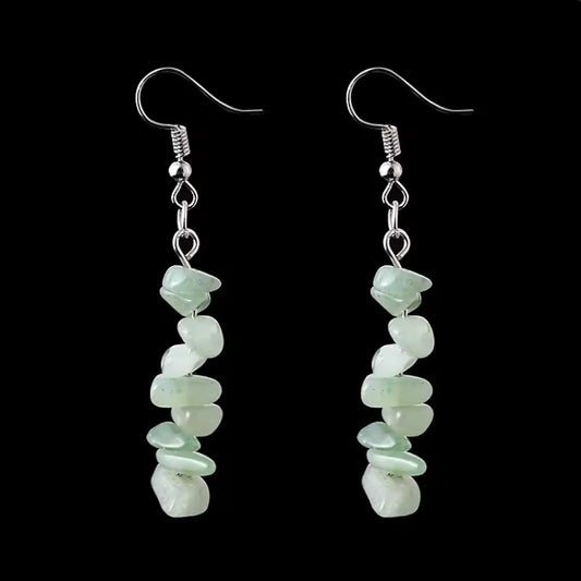 Elegant Jade Stone Earrings