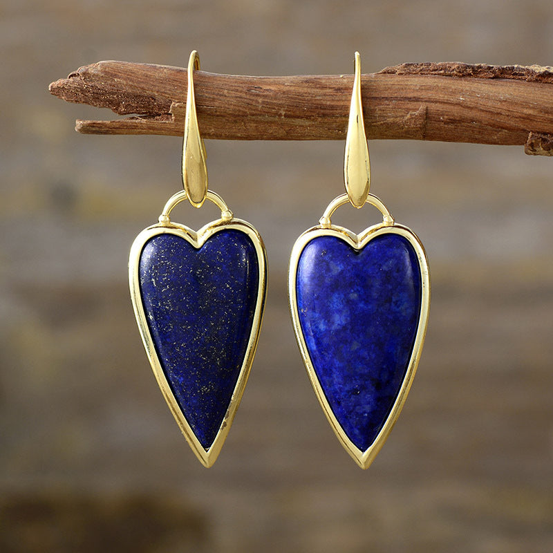 Elegant Lapis Lazuli Earrings