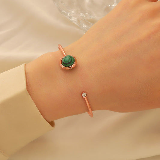 Elegant Malachite Bracelet