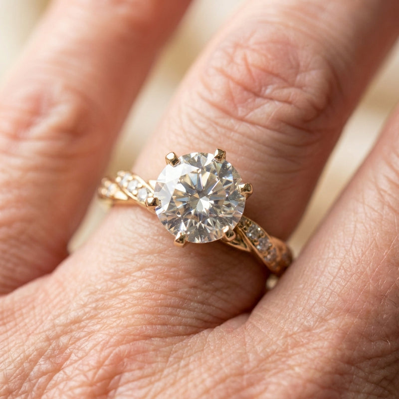 Elegant Moissanite Ring