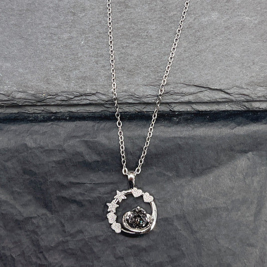 Elegant Moon Crystal Necklace