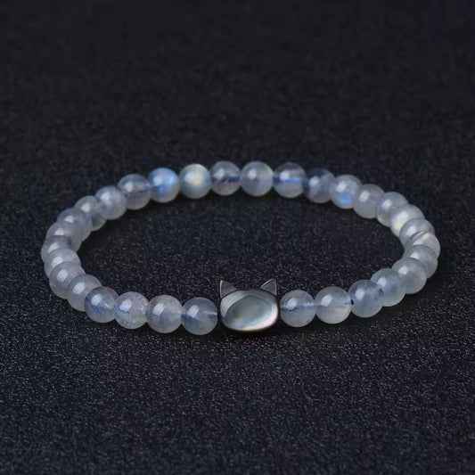 Elegant Moonstone Cat